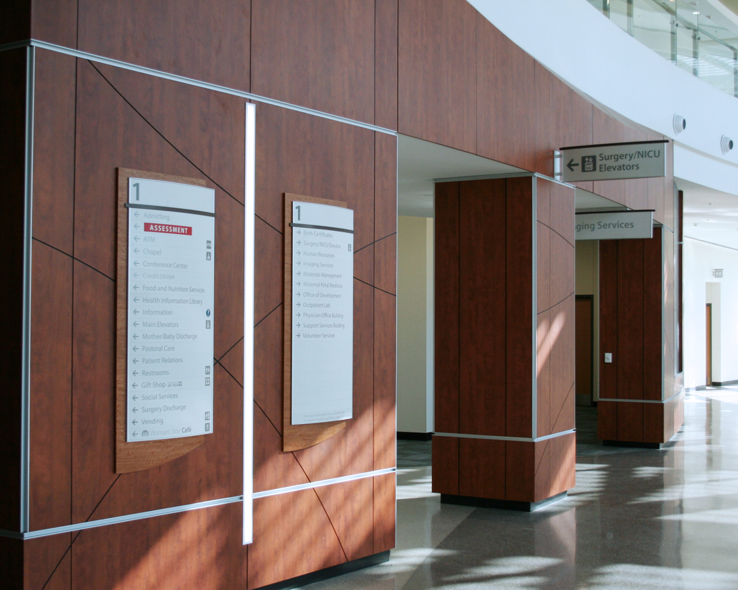 Woman's Hospital, New Campus - Wayfinding